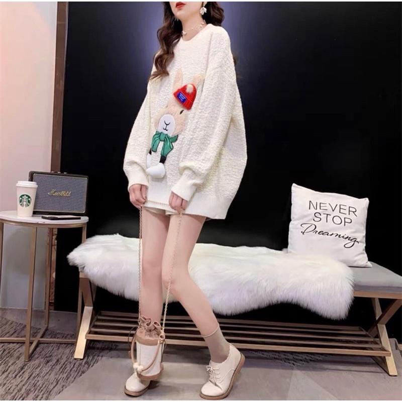 Áo nỉ form to rộng