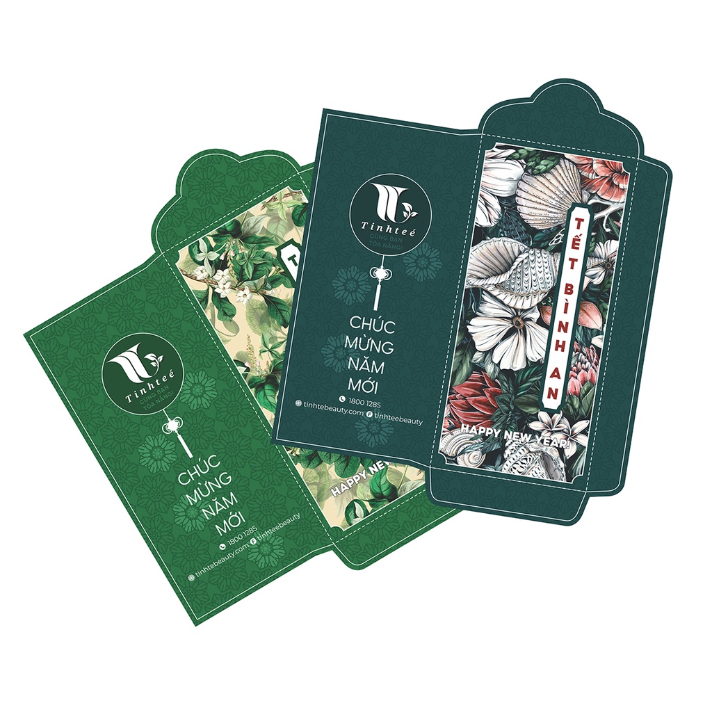 [HB GIFT] - Quà tặng không bán Set 6 bao lì xì Tết sum vầy Tinh tế Beauty