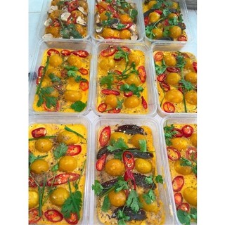 Mắm chưng trứng muối, trứng bắc thảo _ hộp 500gr