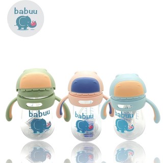Bình tập uống PPSU nắp bật Babuu có van chống sặc cho bé
