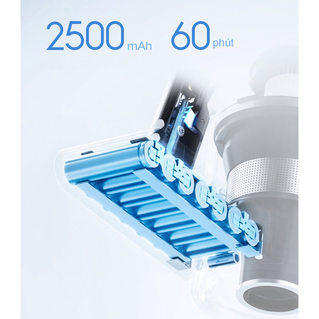 Máy hút bụi, lau nhà không dây Xiaomi Mijia 2 - B203CN( ko bao gồm hộp đựng nước)
