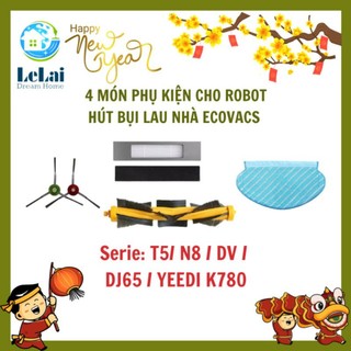 PHỤ KIỆN Dành Cho Robot Hút Bụi Lau Nhà Ecovacs Deebot T5 Hero, T5 Max, N8, T8, Dx96, Dx55 - LeLai Shop