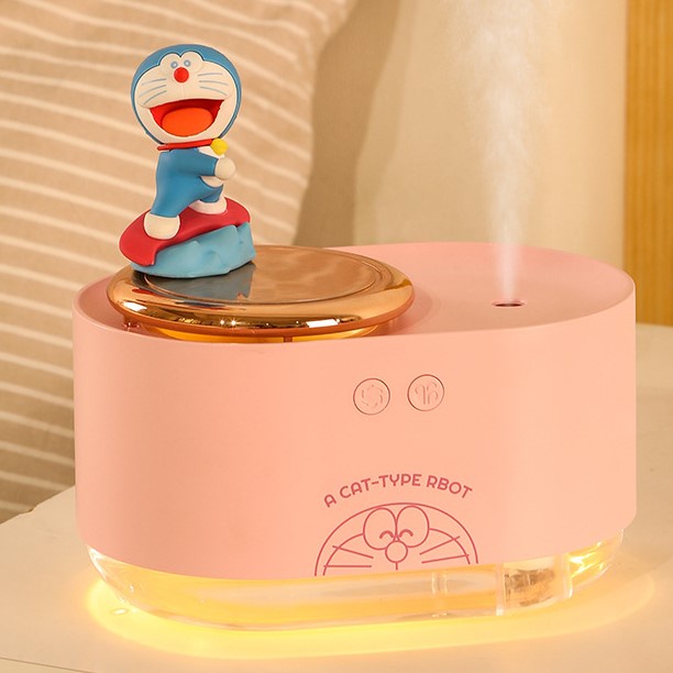 [ CHÍNH HÃNG ] Máy phun sương tạo độ ẩm kèm đèn ngủ Doraemon lướt són