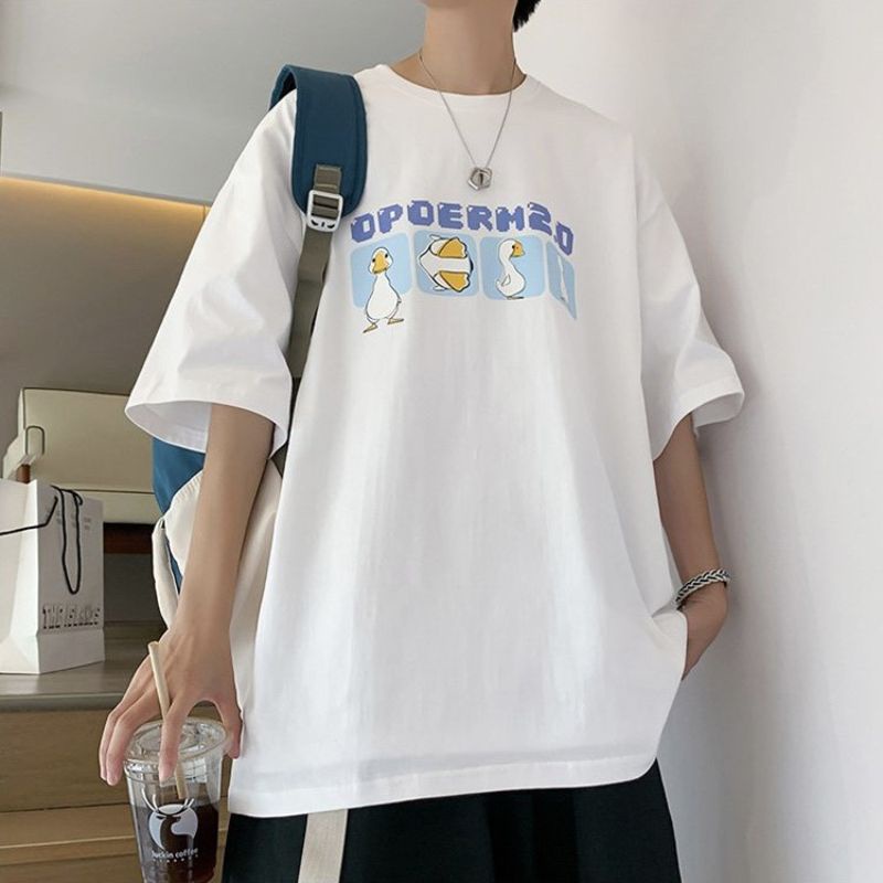 Áo thun tay lỡ unisex vịt OPDERM 2.0