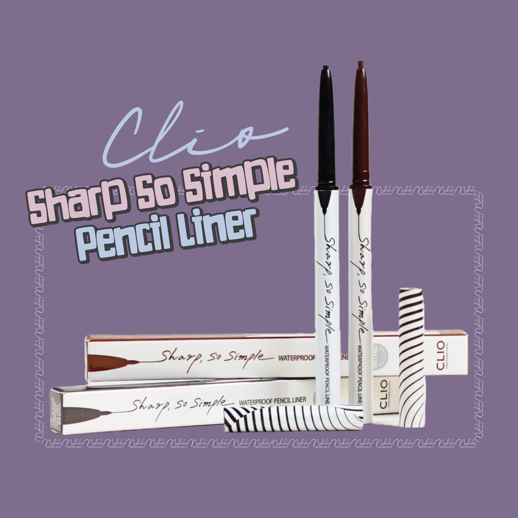 Kẻ mắt CLIO Sharp, So Simple Waterproof Pencil Liner | BigBuy360 - bigbuy360.vn