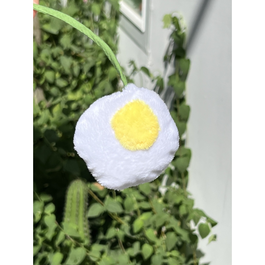 Hoa Trứng Gà đáng yêu, thân 30cm - gấu bông đình may