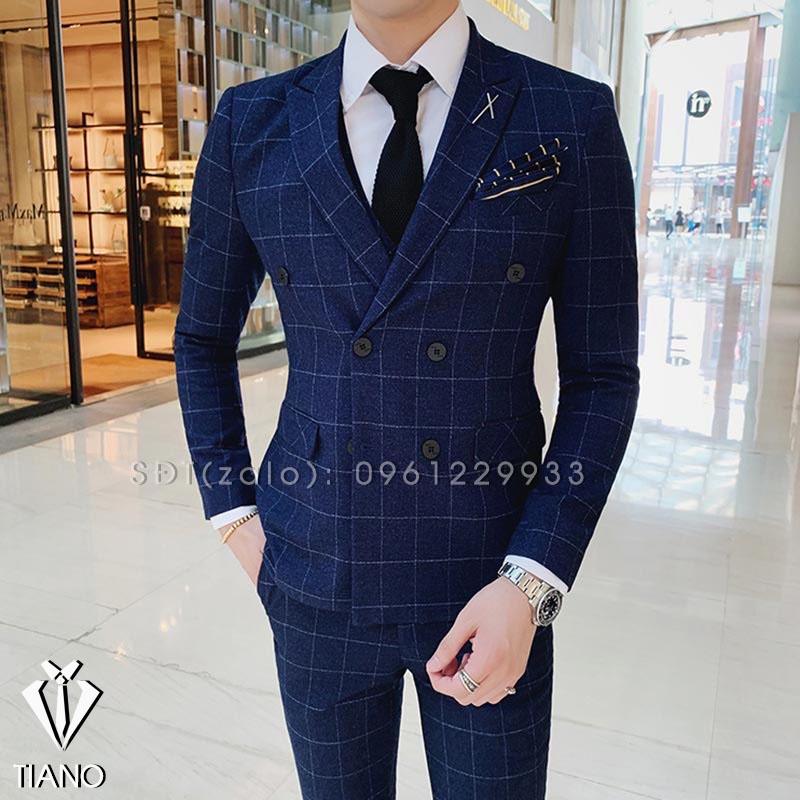 Vest nam họa tiết kẻ ô vuông cao cấp - Chất vải dày, sịn - Đủ size từ 45 - 80kg