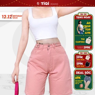 Quần kaki ngố nữ nhiều màu lưng cao TiQi Jeans N152