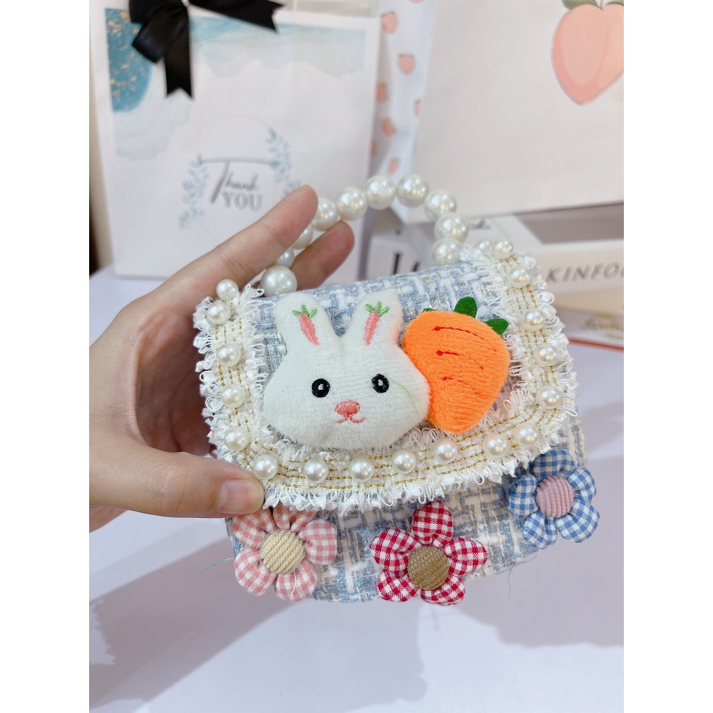 Túi MINI CHO BÉ HÌNH GẤU-HÌNH THỎ ĐỦ MÀU XINH XỈU TỪ 1-7 TUỔI
