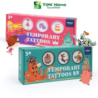 Hình Xăm Tạm Thời và Nails Dán Móng tay An Toàn Cho Trẻ Temporary Tattoos Mideer - Timi Home