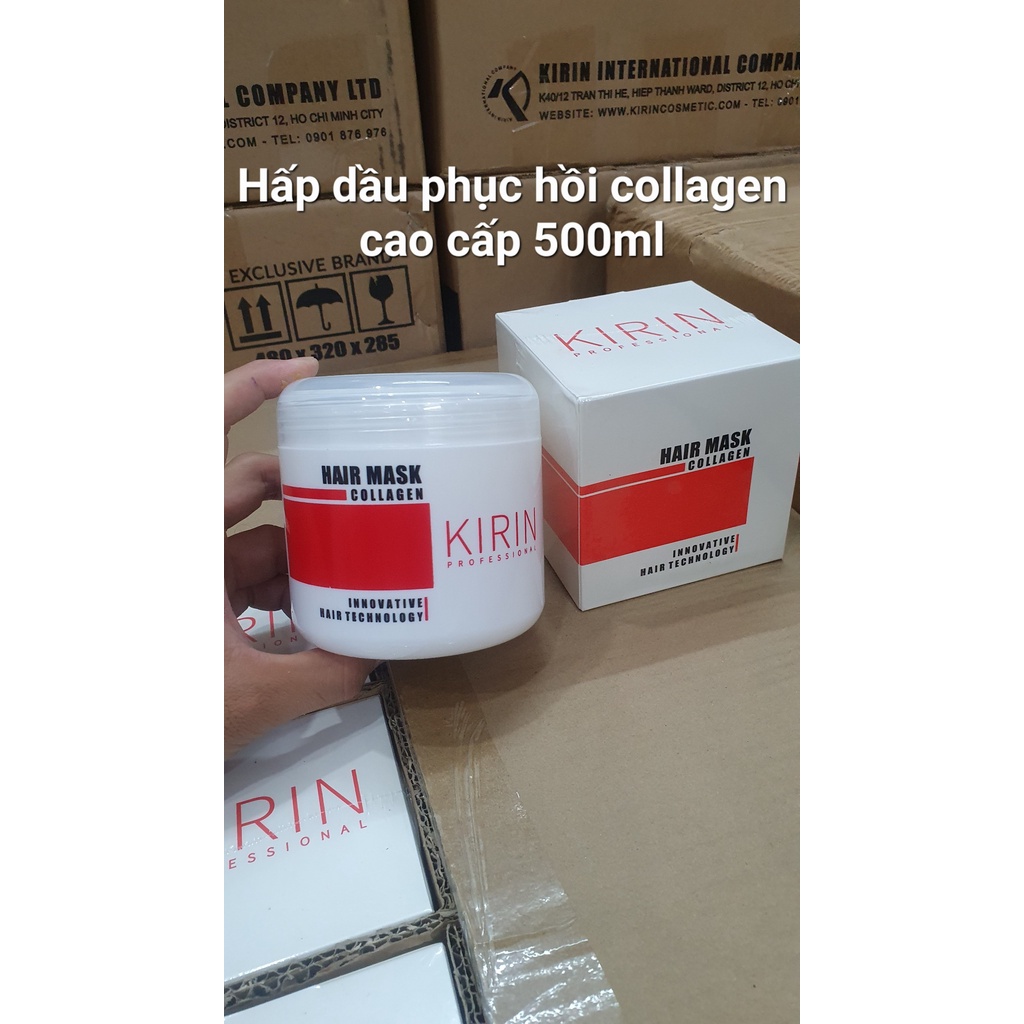 Hấp dầu collagen phục hồi tóc hư, chăm sóc tóc khô xơ, dưỡng tóc mềm mượt 1000ml - Hương nước hoa