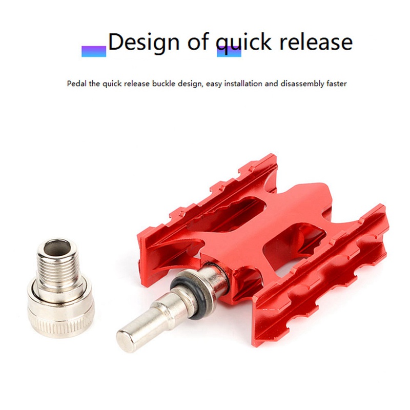 Bàn Đạp Bằng Hợp Kim Nhôm Màu Đen Chuyên Dụng Cho Xe Đạp