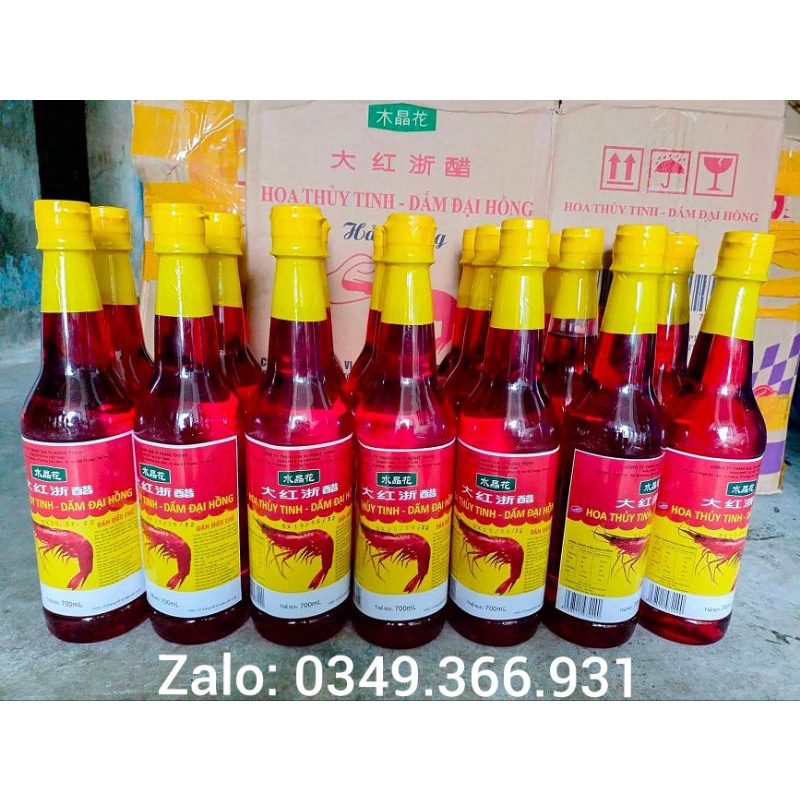 2 Chai Giấm Hồng - Giấm Tôm (700ml)