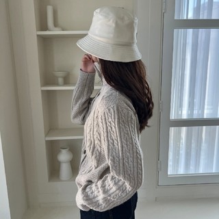 Nón da cá tính dáng bucket Modleaf Hestia hat Hàn Quốc