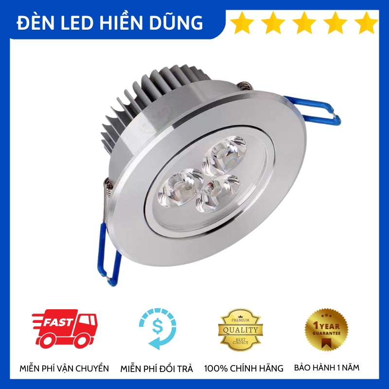 ĐÈN LED MẮT ẾCH ÂM TRẦN 1W, 3W, 5W, 7W, 9W, 12W
