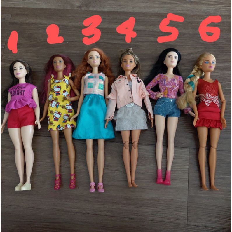 Thanh lý búp bê barbie (không kèm phụ kiện)