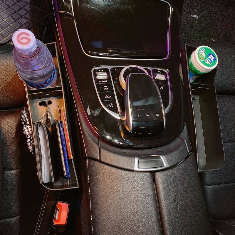 Túi đựng đồ lấp khoảng trống ghế xe ô tô họa tiết Houndstooth chất lượng cao