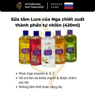 Sữa tắm Lure của Nga chiết xuất thành phần tự nhiên (420ml)