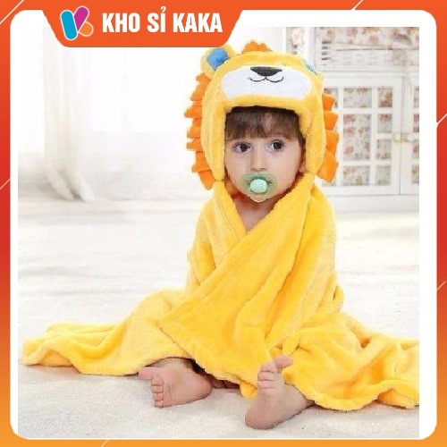 Mền Khăn choàng bé ủ lông hình thú dùng để quấn bé yêu (cho chọn mẫu)- Giữ ấm mùa lạnh