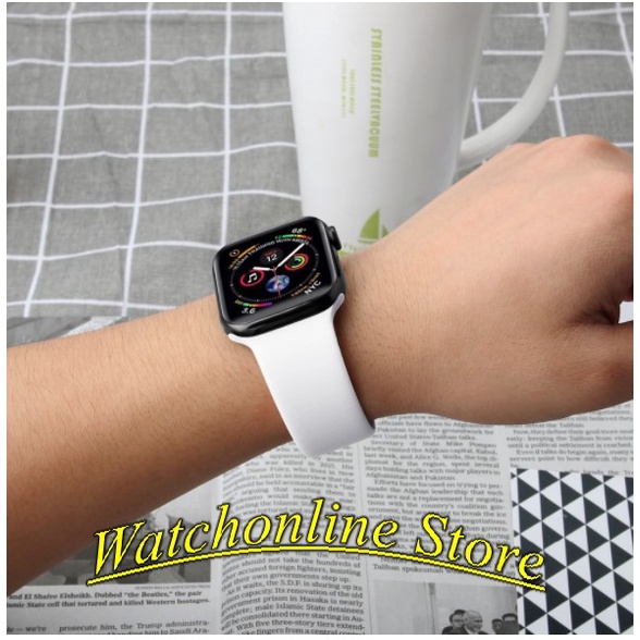 Dây Đeo Silicon Cho Đồng Hồ Thông Minh Ultra 8 7 6 SE 5 4 3 2 1 Size 49mm 41mm 45mm 44mm 40mm 42mm 38mm