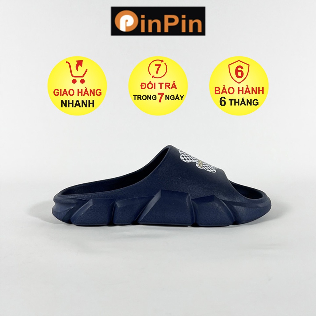 Dép nam đúc quai ngang PinPin chất liệu eva đa năng nhẹ đế cấ sấu chống mòn trơn trượt - dw239