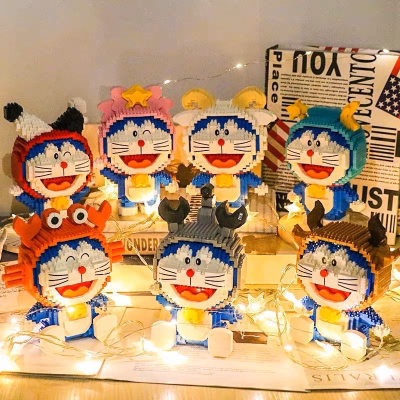 Mô Hình Doremon 12 cung hoàng đạo lego
