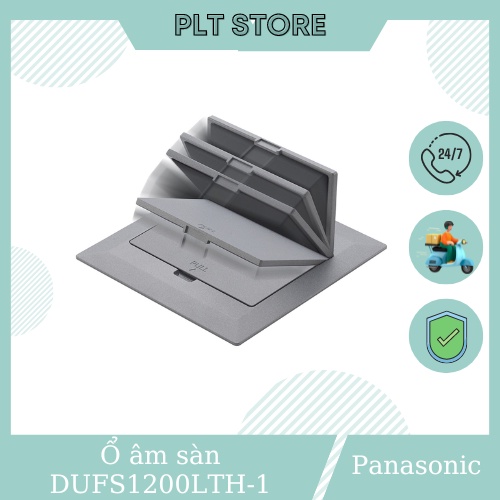 Ổ âm sàn kim loại 3 thiết bị (Chưa bao gồm thiết bị), tự động đóng khi không sửa dụng Panasonic DUFS1200LTH-1