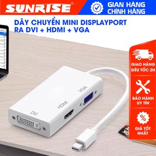 Cáp chuyển đổi Mini DisplayPort sang cổng HDMI, VGA, DVI, cáp đa năng MINIDP cho ra hình ảnh sắc nét chất lượng cao