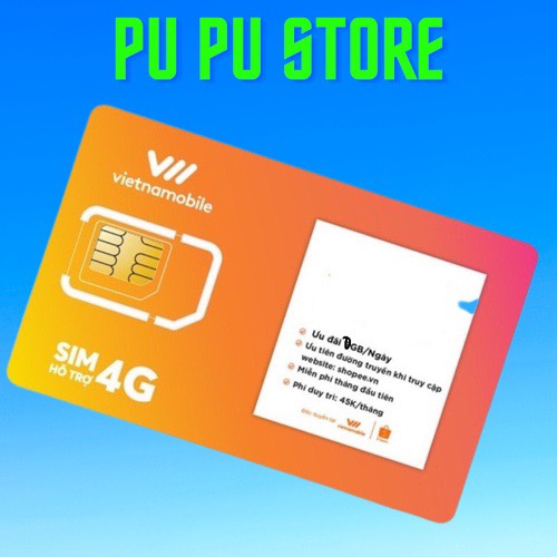 Sim VIETNAMOBILE giá rẻ đăng ký tài khoản, nhận otp