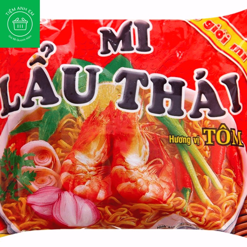 Mì Lẩu Thái tôm gói 80g