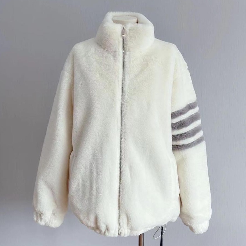 Áo Khoác Thom Lông Cừu Cao Cấp - Áo Khoác Lông Cừu Fom Dáng Unisex Dày Dặn Không Xù Lông