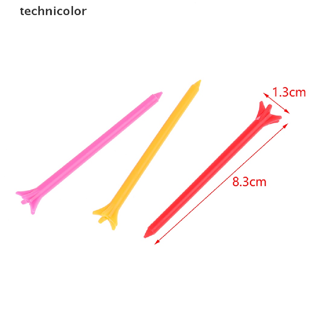 Set 100 Phụ Kiện Chơi Golf 5 Góc 83mm Nhiều Màu Sắc