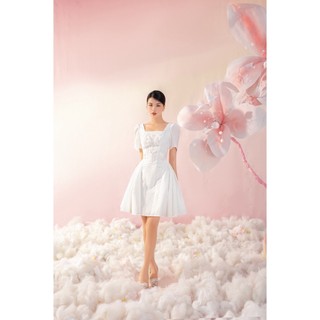 OLV - Đầm Annie Ruched Detail Embro
