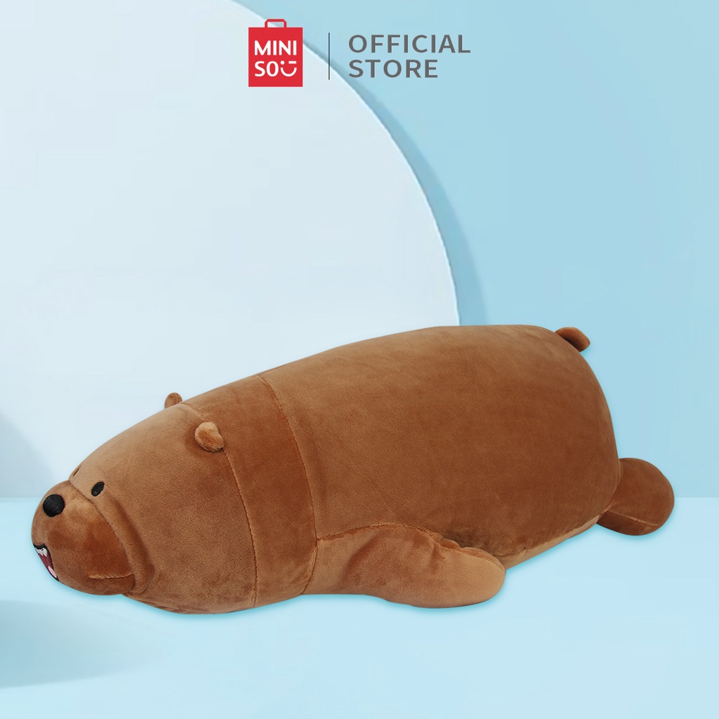 Thú bông Gấu We Bare Bears Miniso size lớn cao cấp xinh xắn siêu mềm mại