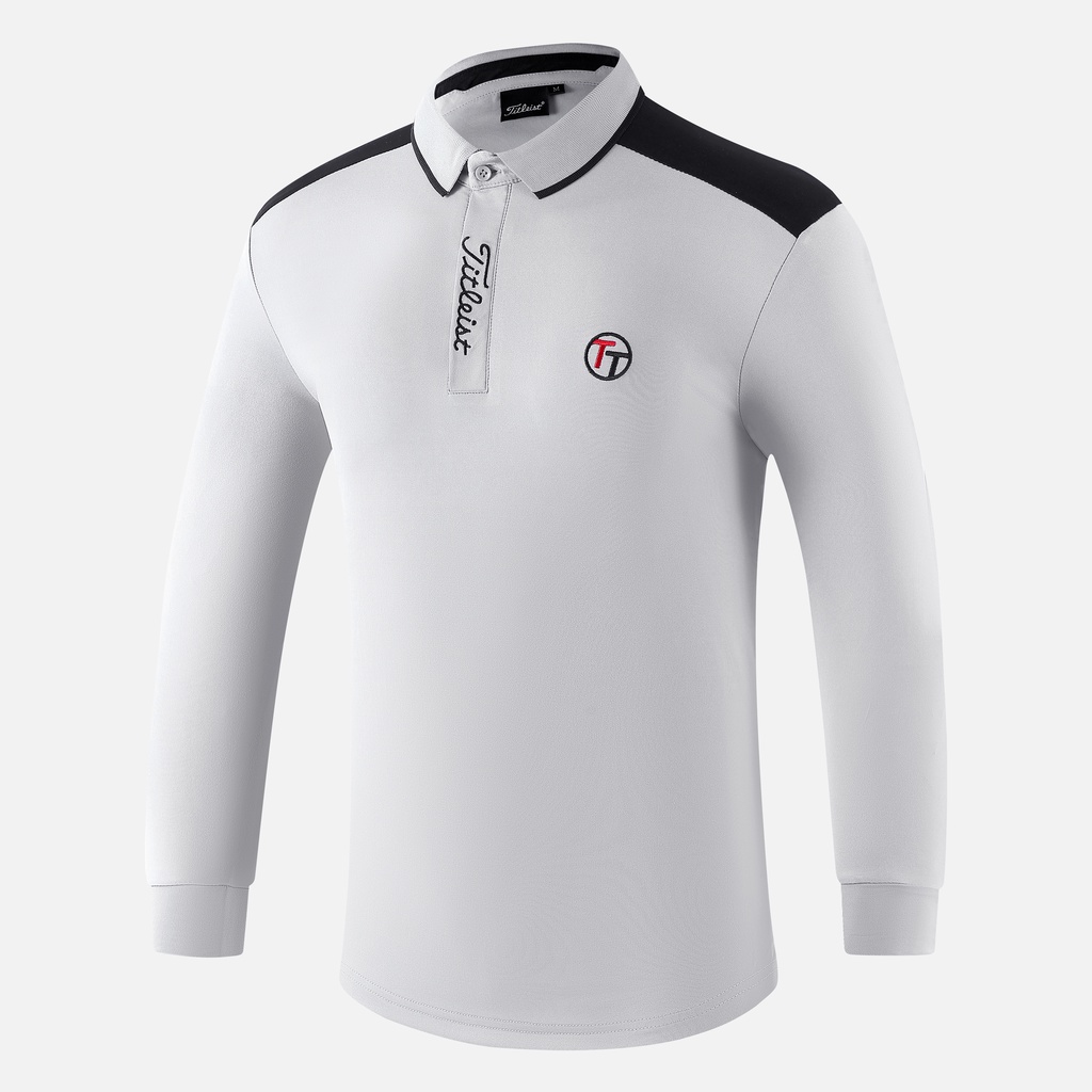 Áo Thun Polo Dài Tay Nhanh Khô Thời Trang Thể Thao Nam Cao Cấp