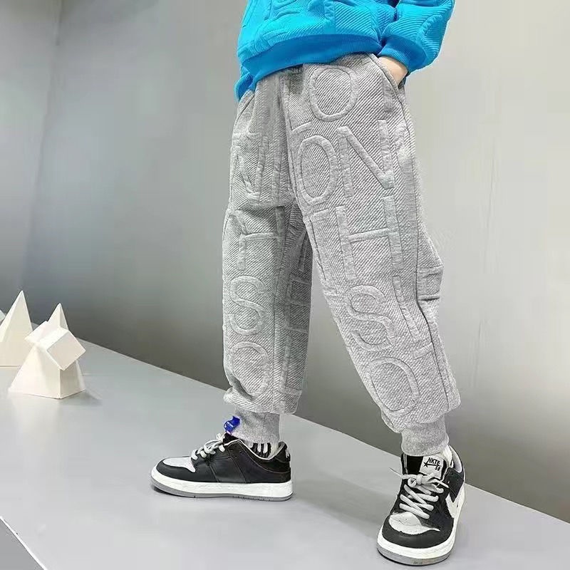 Quần Dài Ống Bo Thời Trang Dành Cho Bé Trai