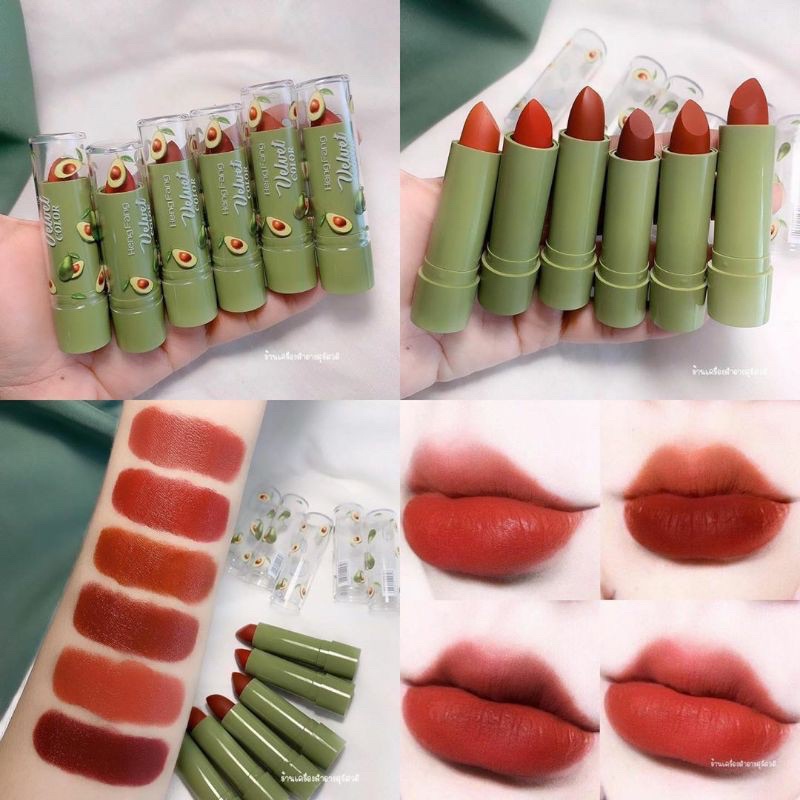 Son Thỏi Lì HASAYA GIRL Avocado 🥑 Super Lip Matte Thái Lan