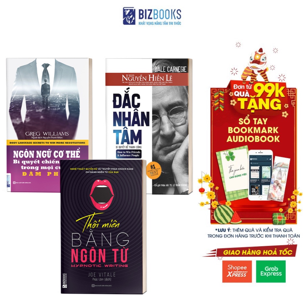 Combo BIZBOOKS - Sách Giao Tiếp Đắc Nhân Tâm