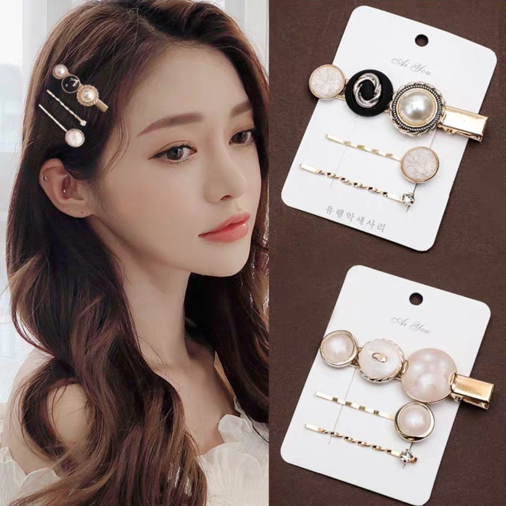 [XẢ HÀNG] SET 3 kẹp tóc cho nữ sang chảnh