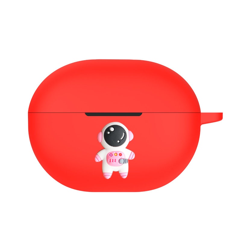 Vỏ Bảo Vệ Hộp Sạc Tai Nghe Haylou gt1 2022 Bằng Silicon Hình Phi Hành Gia Hoạt Hình