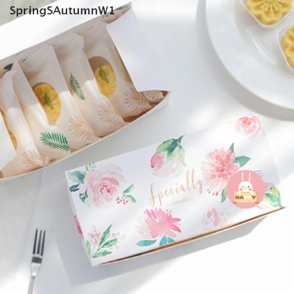 Cuộn 500 Sticker Thỏ Thank you Dán Trang Trí Quà Tặng Cho Bé SpringSAutumnW1