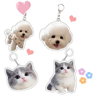 Móc khóa xuongdeco hình chó mèo siêu cute