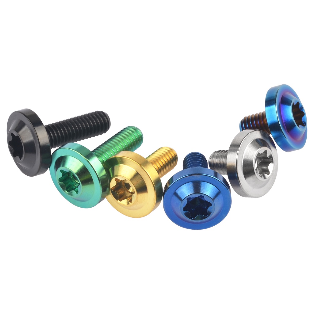 Bu lông titan WANYIFA m6x10-25mm od = 16 torx t30 đầu mận sử dụng cho chắn bùn/ tấm chắn/tấm chắn nhiệt