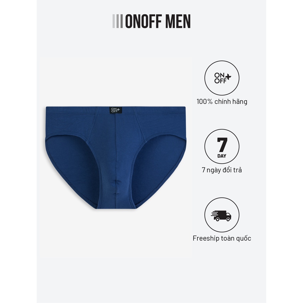 Quần lót nam cotton dáng tam giác thông thoáng, kháng khuẩn, khử mùi - ONOFF H17BU18208