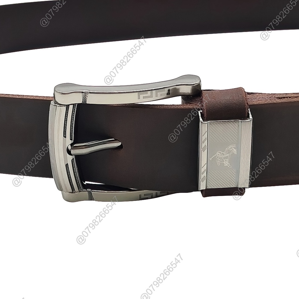 Thắt lưng da nam DHM-169 | Dây nịt nam da bò sáp khoá kim thời trang | Bảo hành 12 tháng