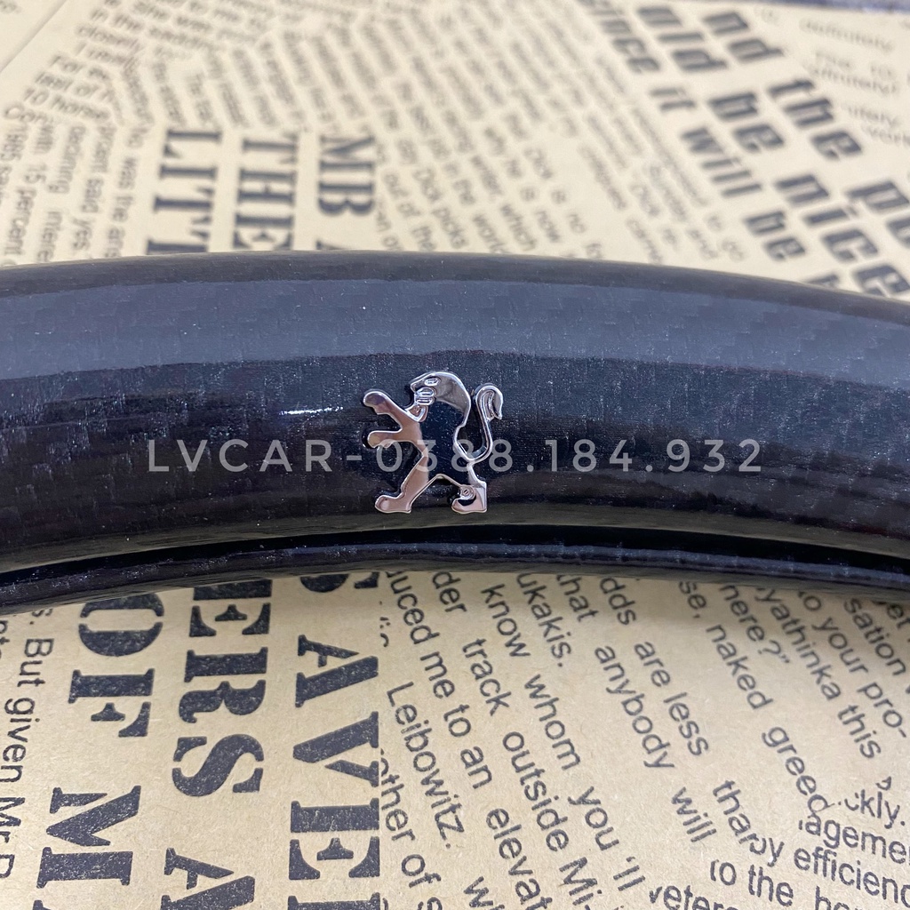 Bọc vô lăng Peugoet cao cấp phù hợp với các dòng xe Peugoet 2 màu đen,đỏ