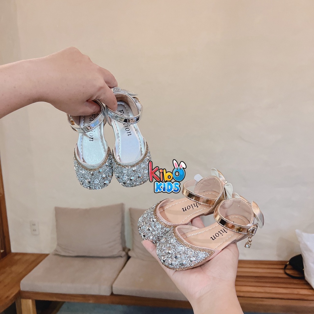 Giày Búp Bê Công Chúa Cánh Đính Đá Lấp Lánh Quảng Châu Cao Cấp BB524