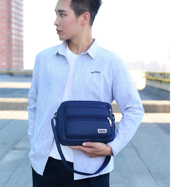 (size 26CM) Túi đeo vai, đeo chéo Nam Chất Liệu Vải Xốp xéo TUI-31