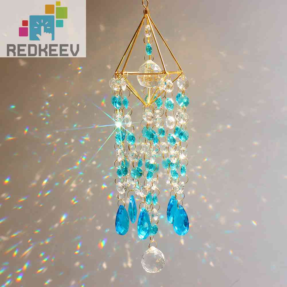 Chuông Gió Pha Lê Treo Trang Trí Nhà Cửa