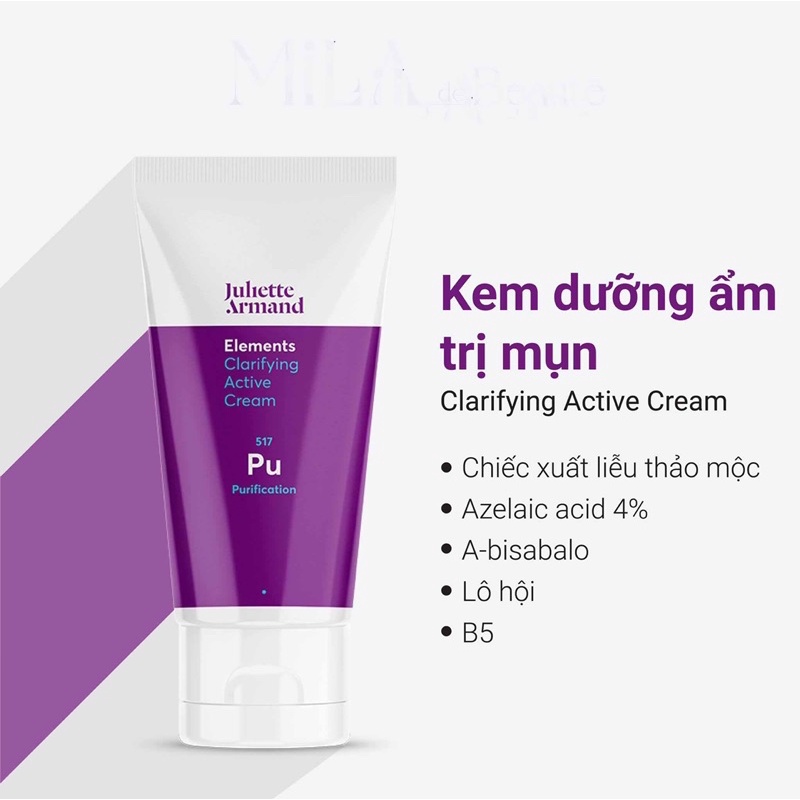 Hoả tốc - Kem mụn toàn năng Juliette Armand Clarifying Cream